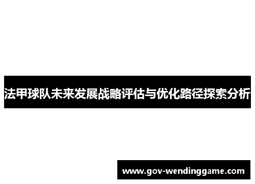 法甲球队未来发展战略评估与优化路径探索分析